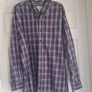 Men's Stylish Plaid Button-Down Shirt